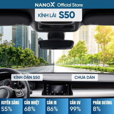 Phim cách nhiệt ô tô 7 chỗ gói phổ thông NanoX