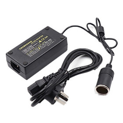 Bộ đổi 220V sang 12V, chuyển đổi nguồn điện máy hút bụi ô tô tặng kèm chấu 3 chân sang 2 chân