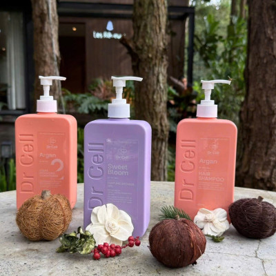 Dầu Gội Đầu Argan Dr Cell 400ml làm sạch da đầu nuôi dưỡng tóc phục hồi tóc hư tổn - Hàng Chính Hãng