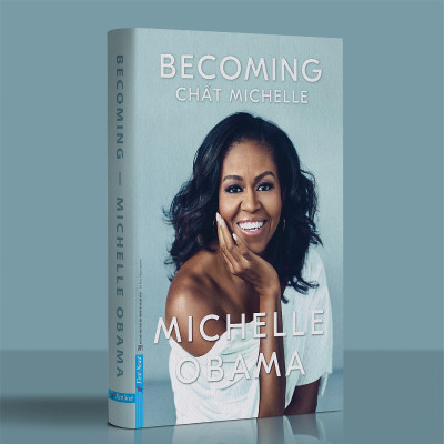 Sách - Becoming - Chất Michelle tặng bookmark Vadata