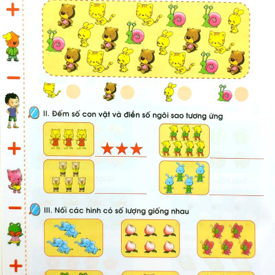 Sắc Màu Toán Học - Bé Học Toán Cộng Trừ Trong Phạm Vi 10 (Tái Bản 2023)