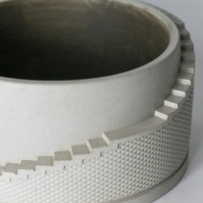 Chậu cây xi măng bậc thang hoạ tiết Trống Đồng Đông Sơn, ngang 18.4cm cao 8,5 cm, Chậu cây để bàn cho hoa, cây cảnh, ban công, bonsai