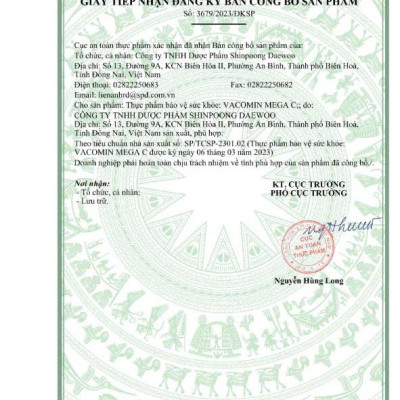 SET QUÀ NĂNG ĐỘNG - Shinpoong Pharma