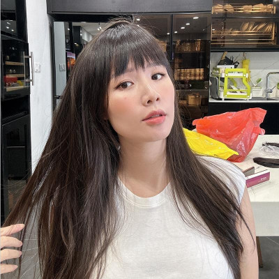 Mái ngố tỉa sole tóc th.ật - Tóc Giả Vân Anh