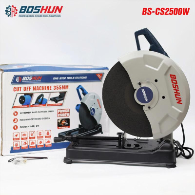 Máy Cắt Sắt Bàn Boshun - BS-CS2500W - Công Suất 2500W - Đường Kính Đĩa 355mm - Động Cơ Lõi Đồng - Bảo Hành Chính Hãg