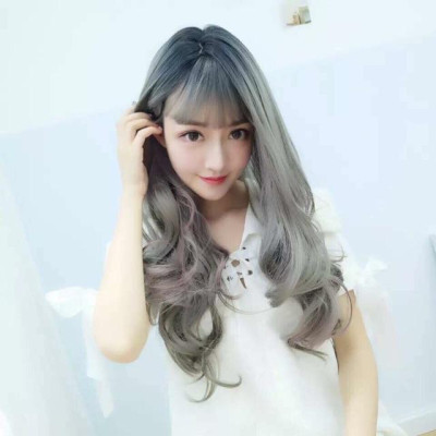 Tóc giả cao cấp omber cosplay - tặng lưới chùm tóc- hình thật