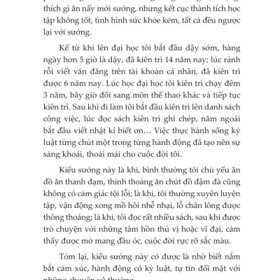 Sống Kỷ Luật, Biết Kiềm Chế, Đời Mới Vừa Ngầu Vừa Sang