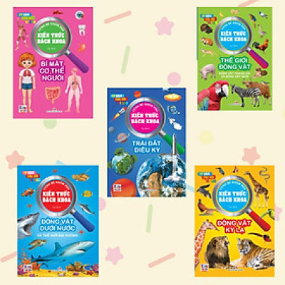 Combo 5 cuốn Kiến Thức Bách Khoa - 10 vạn câu hỏi vì sao (VT)
