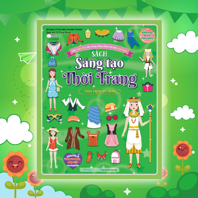 Sách Sáng tạo thời trang: Thời trang kỳ nghỉ (Hơn 100 stickers)