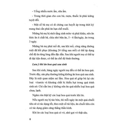 Sách - Dinh Dưỡng Cho Mẹ Lợi Sữa Cho Con - Việt Thư