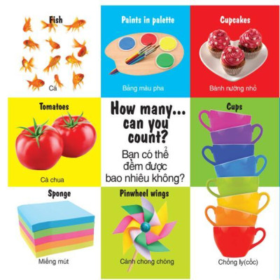 Sách - 100 Từ Đầu Tiên - Số Đếm - Song Ngữ Anh Việt - Việt Thư