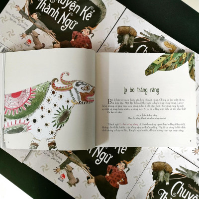 Combo Chuyện kể thành ngữ - Bản tiếng Việt + Bản song ngữ (NXB Kim Đồng)