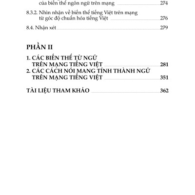 Ngôn Ngữ Mạng - Biến Thể Ngôn Ngữ Trên Mạng Tiếng Việt