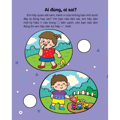 Hình dán thú vị, rèn trí thông minh - Phát triển EQ