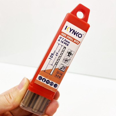 MŨI KHOAN INOX KYNKO HSS-M2-075 đường kính phi 7.5mm