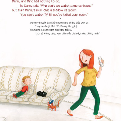 CHÚ KHỦNG LONG THAM ĂN: GIẢI CỨU CHIẾC GIƯỜNG - BÀI HỌC THÓI QUEN GỌN GÀNG