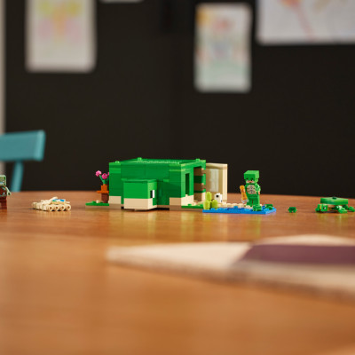 Đồ Chơi Lắp Ráp Ngôi Nhà Rùa Biển - The Turtle Beach House - Lego Minecraft 21254 (234 Mảnh Ghép)