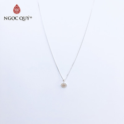 Dây chuyền bạc mặt khóa như ý - Ngọc Quý Gemstones