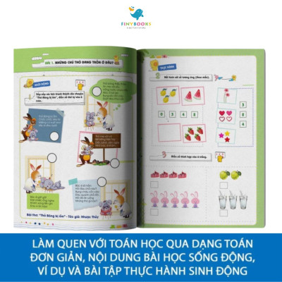 Sách - Bộ sách Pomath – Toán tư duy cho trẻ em từ 4 - 6 tuổi
