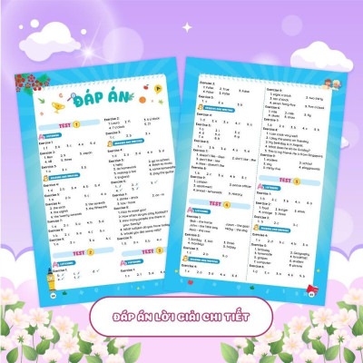 Sách - Phiếu Ôn Hè Tiếng Anh Lớp 4 - Megabook