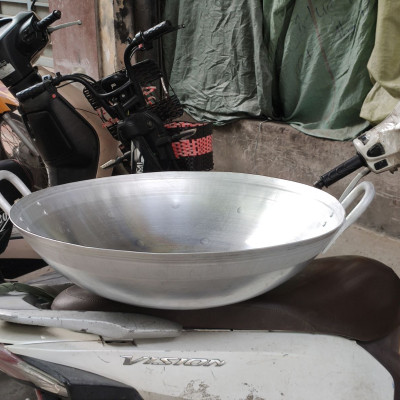  CHẢO NHÔM NHÀ BẾP CÔNG NGHIỆP - DÙNG CHO NẤU ĂN TRONG GIA ĐÌNH, NHÀ HÀNG, KHÁCH SẠN, NHÀ ĂN, BẾP TẬP THỂ ( NHIỀU SIZE )