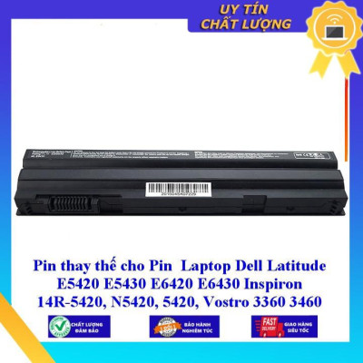 Pin cho Pin Laptop Dell Latitude E5420 E5430 E6420 E6430 Inspiron 14R-5420 N5420 5420 Vostro 3360 3460 3560 - Hàng Nhập Khẩu  MIBAT770