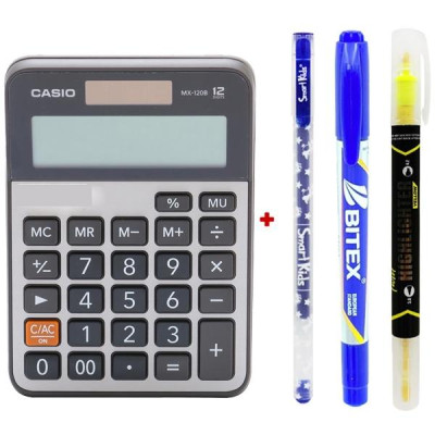 Máy Tính Văn Phòng Casio MX - 120B - W-DC - Kèm Quà Chất 04