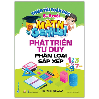 Combo Thiên Tài Toán Học Dành Cho Trẻ 5-6 Tuổi - 6 Cuốn - Hà Thu Quang - Vanlangbooks