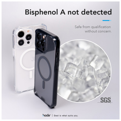 Ốp lưng cho iPhone 16 Pro Max HODA Magnetic Crystal Pro - Hàng Chính Hãng