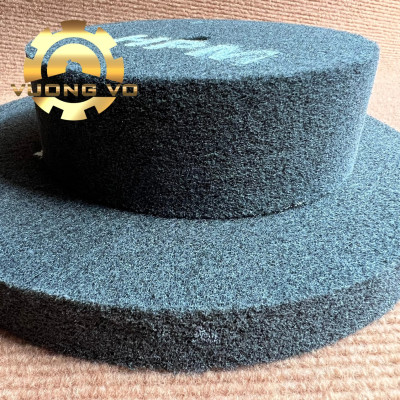 Bánh nỉ xám đánh bóng-bánh nỉ đánh bóng inox kích thước 200x25x16mm-200x50x16mm #240 (Gía đã bao gồm VAT)