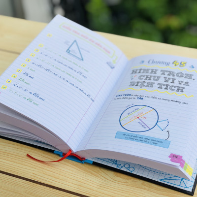 Sách - Sổ tay Toán học, sổ tay học tập - Á Châu Books (tiếng việt, lớp 4 - lớp 9 ) 