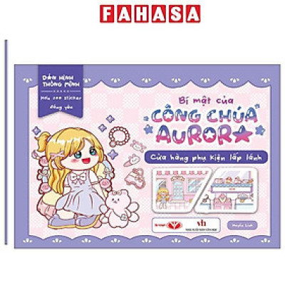 Sách - Dán Hình Thông Minh - Bí Mật Của Công Chúa Aurora - Cửa Hàng Phụ Kiện Lấp Lánh
