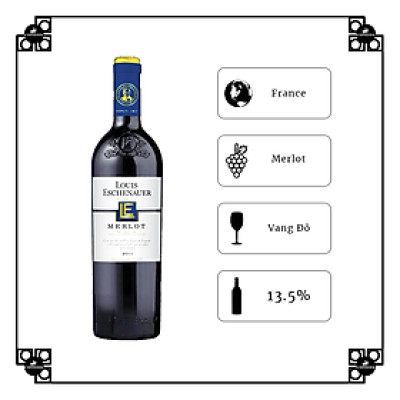 Rượu Vang Đỏ Louis Eschenauer VDP Merlot