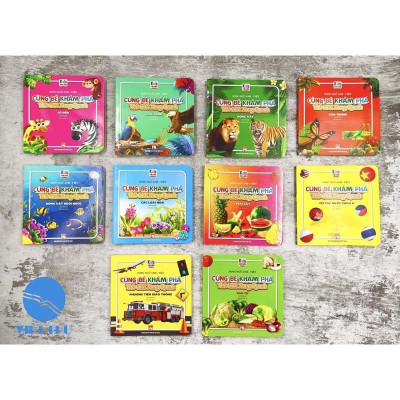 Sách - Cùng Bé Khám Phá Thế Giới Xung Quanh - Song Ngữ Anh Việt - Combo 10 Cuốn - Việt Thư