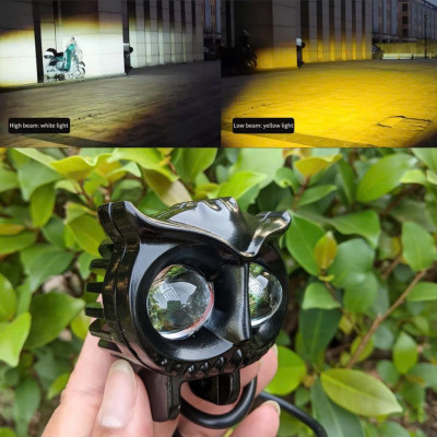 Đèn Trợ Sáng Cao Cấp: Mắt Cú X22 Pro 45W - Bi Cầu, Chống Nước, Lắp Đặt Cho Xe Máy và Ô Tô