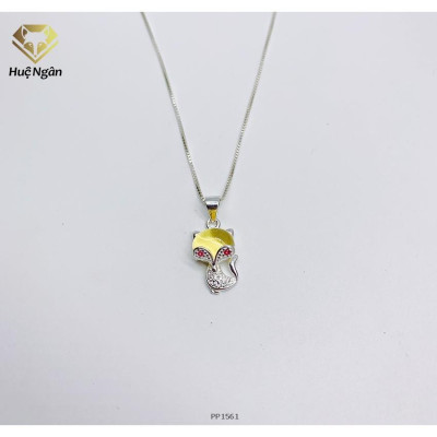 Dây chuyền bạc 925 Huệ Ngân - Hồ ly phong thủy may mắn PP1561
