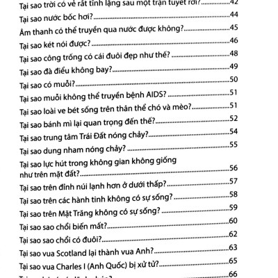 Tri Thức Bách Khoa - Những Câu Hỏi Tại Sao