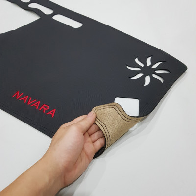 Thảm da Taplo vân carbon Cao cấp dành cho xe Nissan Navara