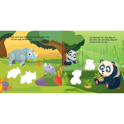 Sách - Bóc Dán Hình Động Vật Đáng Yêu - Animal Stickers - Tập 1 - Việt Thư