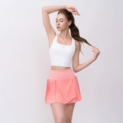 Áo croptop tập Yoga Gym Hibi Sports CR833, kiểu ba lỗ cổ vuông, kèm mút ngực