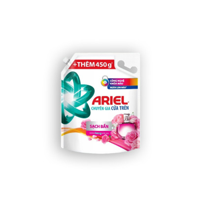 Túi Nước Giặt ARIEL Chuyên Gia Cửa Trên Ngăn Lem Màu - Hương Downy Nước Hoa 3.65KG
