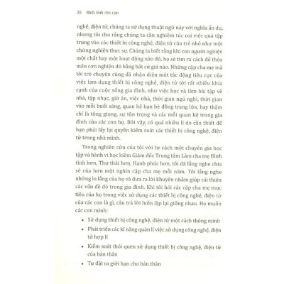 Bình Tĩnh Rèn Con - Chiến Lược Giúp Trẻ Hạn Chế Thời Gian Dùng Thiết Bị Điện Tử Bình Tĩnh Hơn, Thư Thái Hơn, Hạnh Phúc Hơn