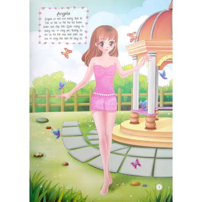 Dán Hình Trang Phục Công Chúa Tuyệt Đỉnh - Công Chúa Thời Thượng