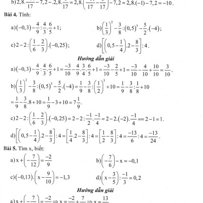 Hướng Dẫn Học Tốt Toán Lớp 7 - Tập 1 (Bám Sát SGK Cánh Diều) - HA