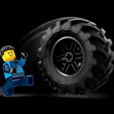 Đồ Chơi Lắp Ráp Chiến Xe Monster Xanh Dương - Blue Monster Truck - Lego City 60402 (148 Mảnh Ghép)