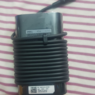 Adapter Sạc laptop Dell Oval 45w đầu kim nhỏ  4.5 mm x 3.0 mm dùng cho laptop XPS 11 12 13 L321X L322X /L221X Ultrabook - Hàng chính hãng