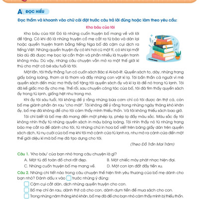 Phiếu Bài Tập Cuối Tuần Tiếng Việt 4 (35 Tuần Học) -MEGA