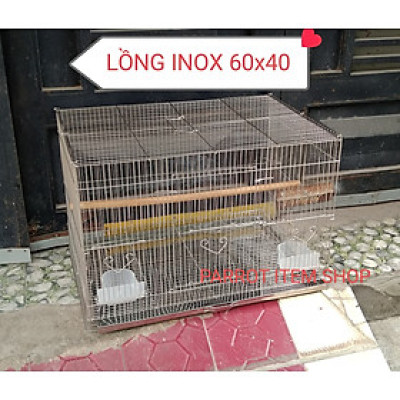 1 lông inox 201 ( 60*40*40) dùng nuôi các dòng chim, vẹt