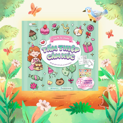 Sách Tô Màu - Tấm Thiệp Cảm Xúc - Megabook