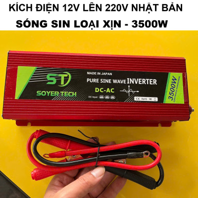 Bộ Kích Điện Sóng Sin Chuẩn 12V-220V – 3500W Nhật Bản Inverter , Loại Xịn, Siêu Bền, ĐÈN TRANG TRÍ , ĐỒNG HỒ TREO TƯỜNG